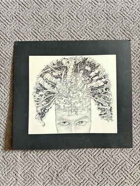 Jim Spanfeller Lithograph Surreal Mindscape Office Art 18x20